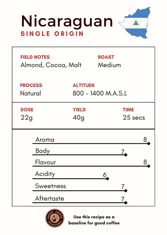 Single Origin Coffee Nicaragua SHG – Medium Roast