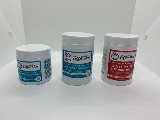 Coffee Equipment Cleaning Chemicals Bundle