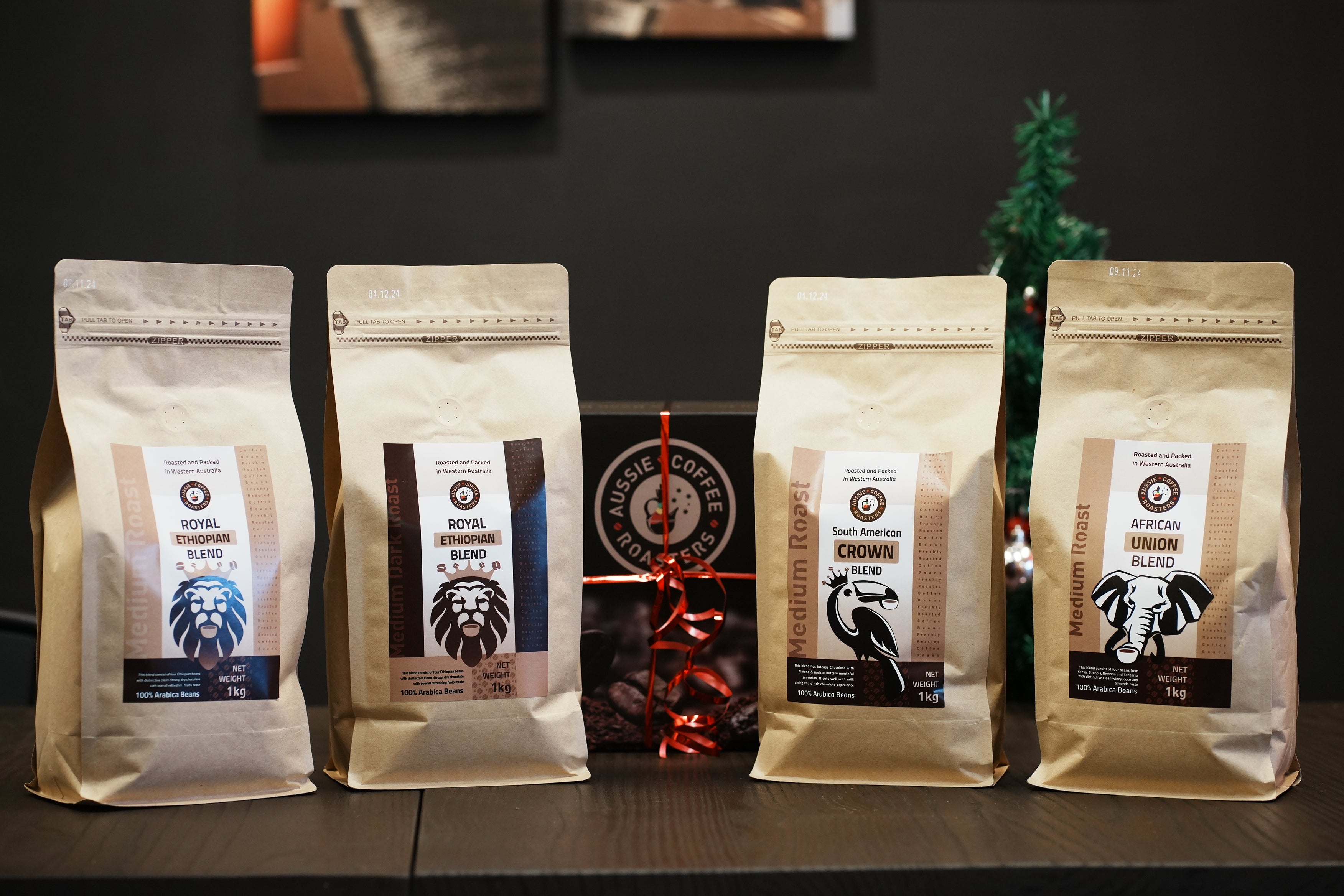 Whole Bean Coffee - 4 Blends Bundle