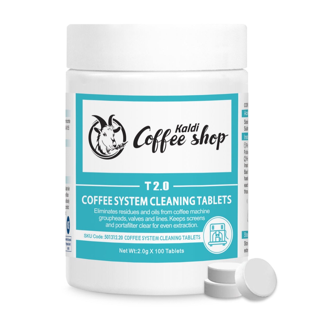 Coffee System Cleaning Tablets T2