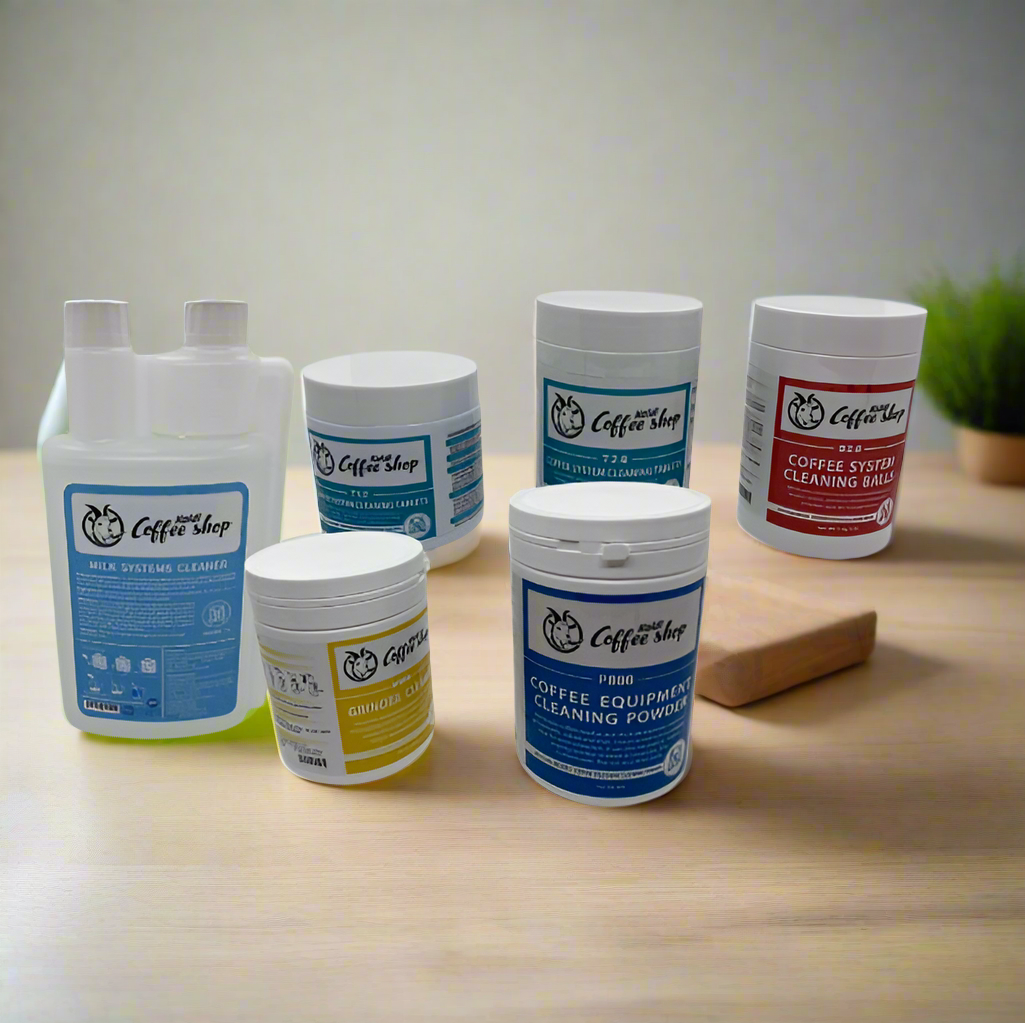 Coffee Equipment Cleaning Chemicals Bundle