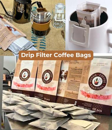 Drip Coffee Bags 10 pac per Bag.Drip Coffee Bags are Portable, convenient and mess-free. Making them a great option while traveling, hiking, camping or even at work or at home