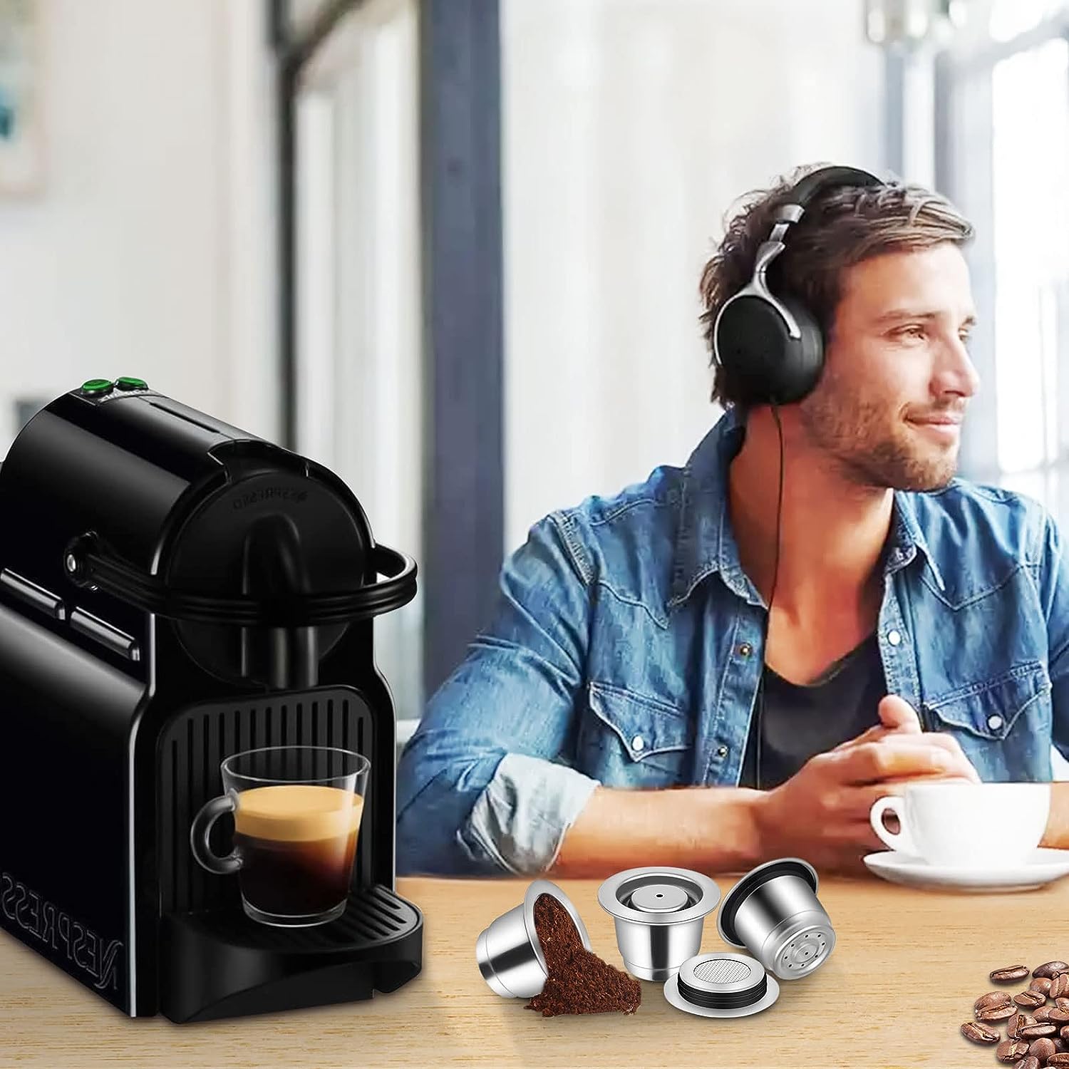 Stainless Steel Coffee Capsule Set